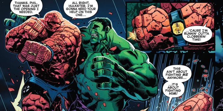 Coisa x Hulk / Crédito: Reprodução / Marvel