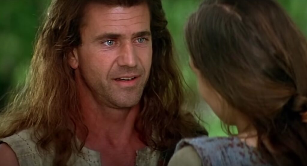 William Wallace, no filme "Coração Valente" / Crédito: Reprodução