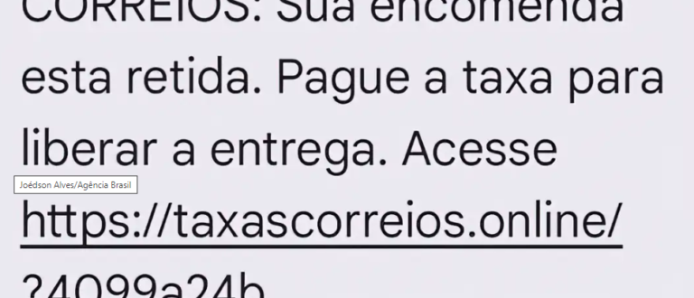 Correios alertam para golpe da taxa de retirada