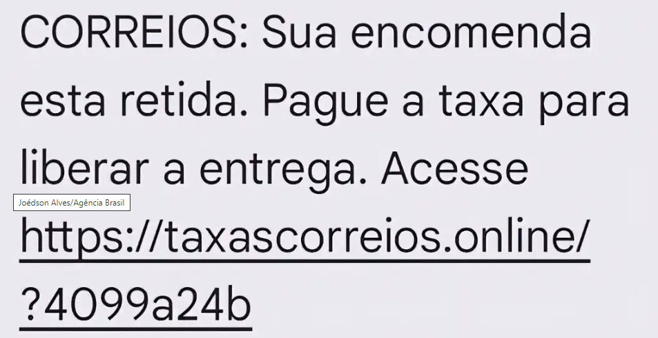 Alerta dos Correios é para que cidadãos observem atentamente mensagens de celular que cobram taxas / Foto: EBC