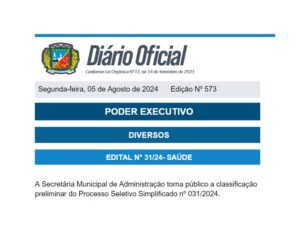 Prefeitura divulga resultado preliminar de processo seletivo