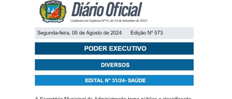 Prefeitura divulga resultado preliminar de processo seletivo