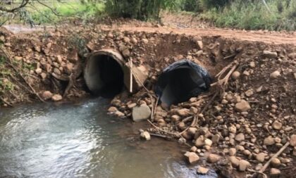 Duplicação de bueiros no interior de Paraíso do Sul melhora drenagem e previne alagamentos