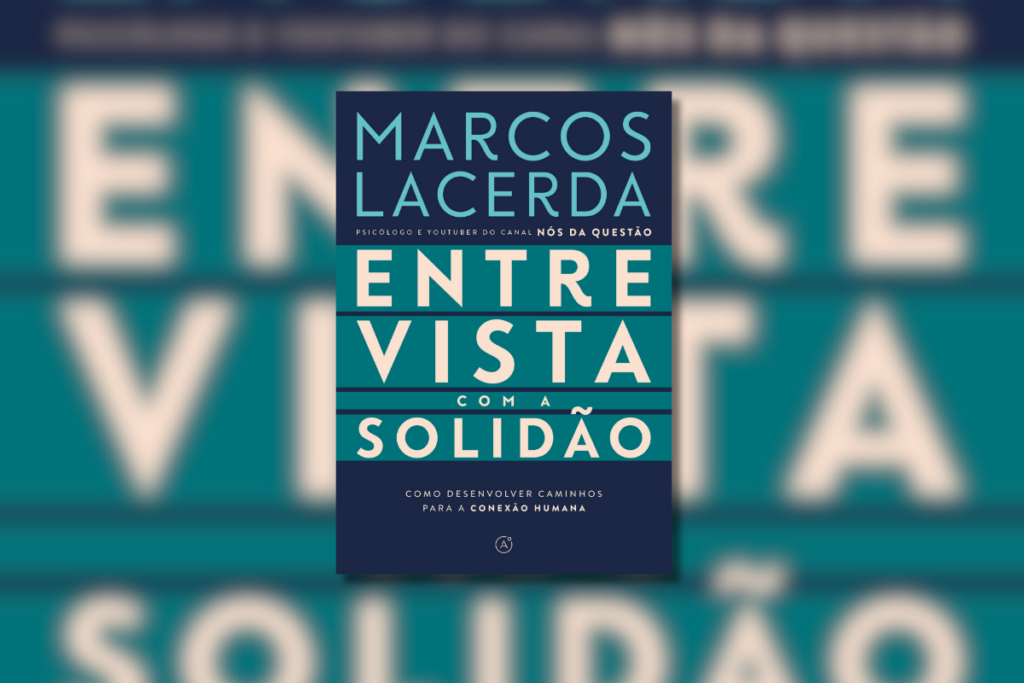 Capa do livro Entrevista com a solidão, com o nome escrito na capa