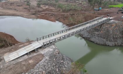 3º Batalhão conclui instalação de ponte sobre o Rio Forqueta