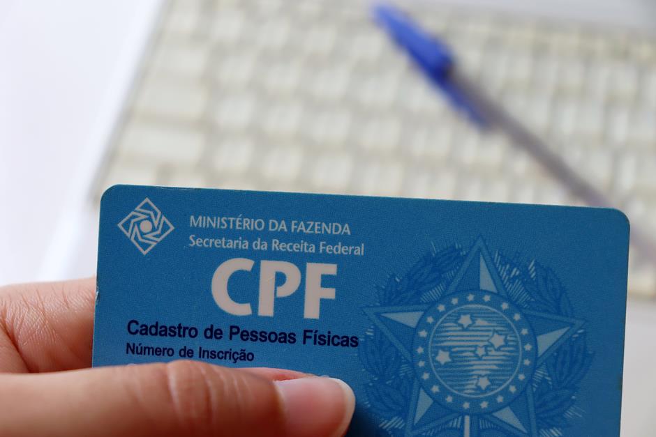 CPF: Receita alerta que terceirizar emissão com pagamento de taxa é desnecessário para um serviço disponibilizado gratuitamente à população / Foto: Divulgação