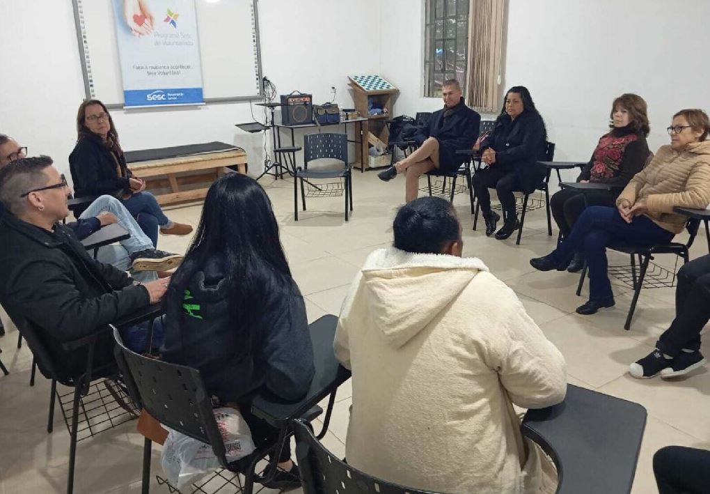 Ação social: encontro do Sesc Cachoeira do Sul na Apae foi em alusão ao Dia Nacional do Voluntariado / Foto: Sesc/Divulgação