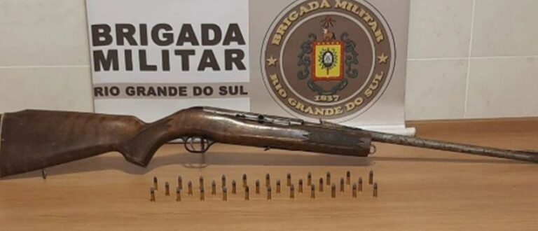 BM prende homem por porte ilegal de arma de fogo na RSC-471