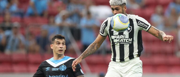 Grêmio segura líder Botafogo para garantir mais 1 ponto no Brasileirão