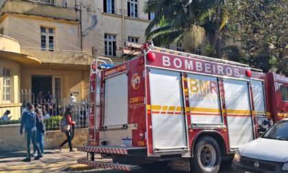 Incêndio em sala provoca correria no Instituto João Neves