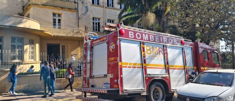 Incêndio em sala provoca correria no Instituto João Neves