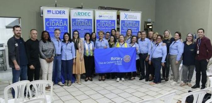 Rotary Arrozais doa cozinha e oferecerá curso de panificação ao Bairro Mauá