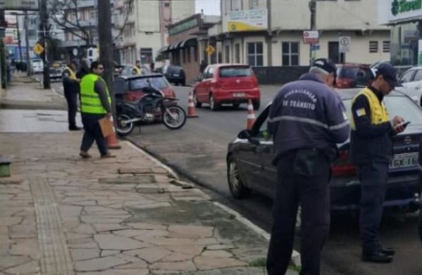 Setor Municipal de Trânsito deflagrou operação para fiscalizar motoristas em Cachoeira do Sul / Foto: Divulgação