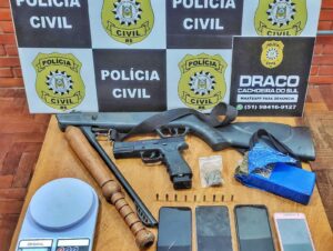 Polícia prende mãe e filho por tráfico no Vila Nova