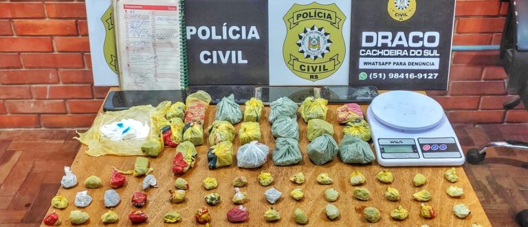 Polícia prende homem por tráfico na Vila Piquiri