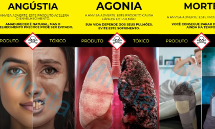 Anvisa reforça campanha contra fumo em embalagens de cigarros