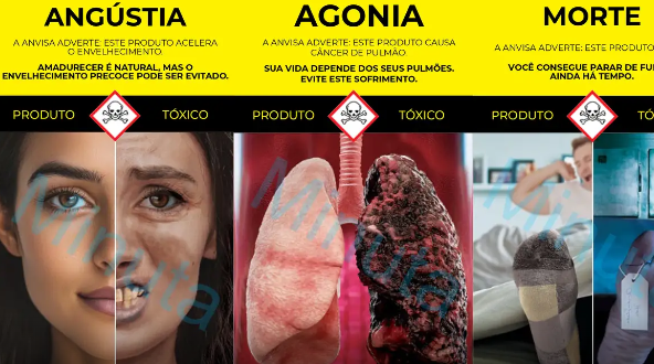 Anvisa reforça campanha contra fumo em embalagens de cigarros