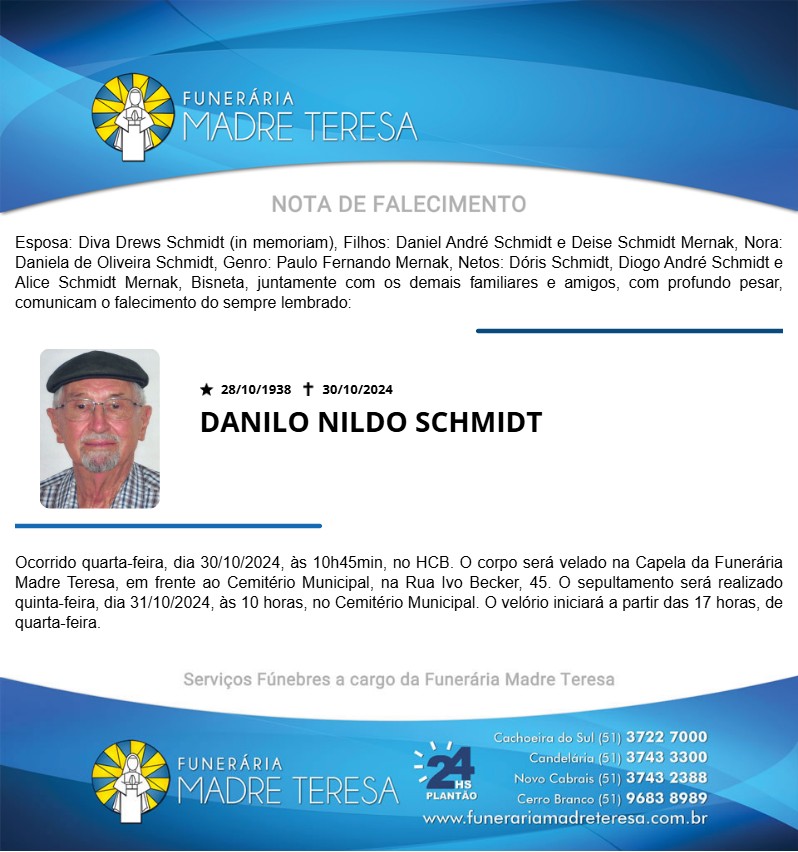 DANILO NILDO SCHMIDT