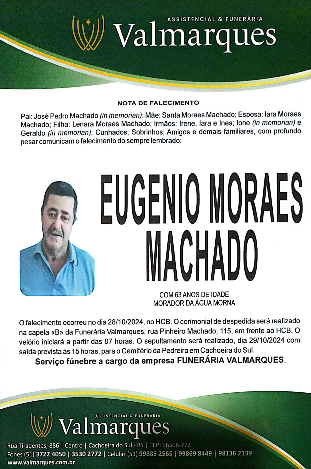 EUGENIO MORAES MACHADO