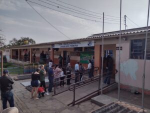 Votação já registra filas em Cachoeira do Sul