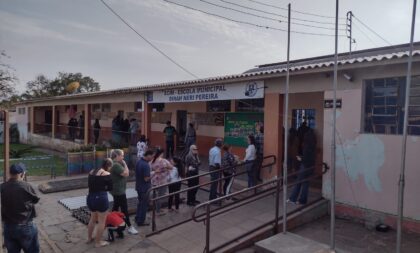 Votação já registra filas em Cachoeira do Sul