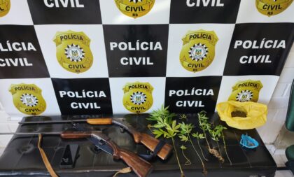 Pés de maconha: Polícia de Paraíso do Sul prende homem por tráfico