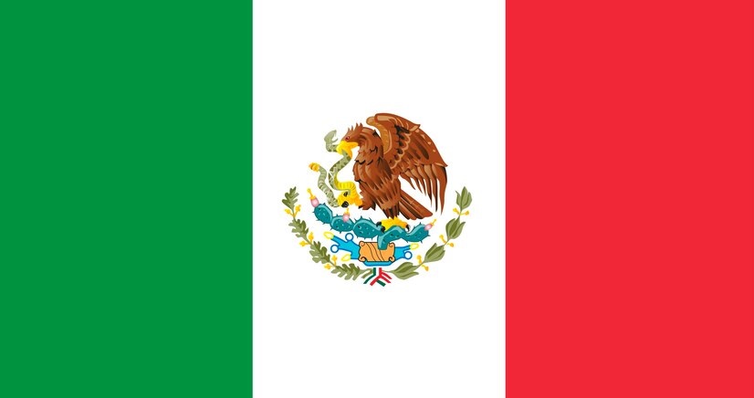 Bandeira do México / 9 de outubro / Crédito: Freepik