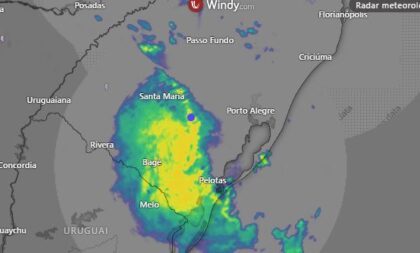 Ciclone com alerta vermelho no RS: o que o Inmet prevê para esta quinta-feira