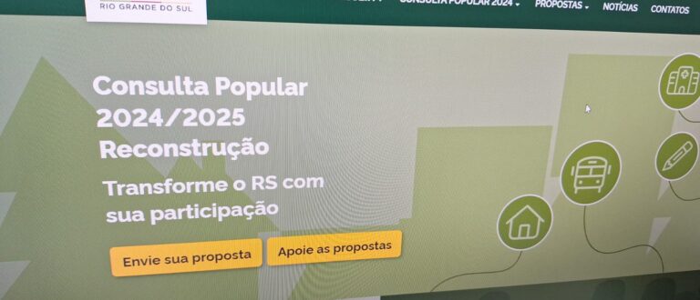 Consulta Popular 2024 tem prazo até esta sexta para envio de propostas