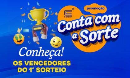 Promoção Conta com a Sorte Corsan tem primeiros ganhadores