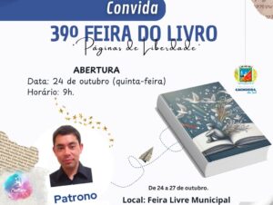 Literatura e Liberdade marcam a 39ª edição da Feira do Livro