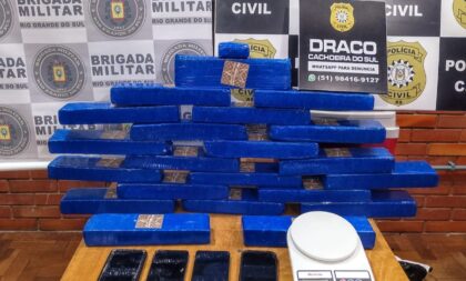 Brigada e Polícia Civil apreendem 13,7 kg de drogas