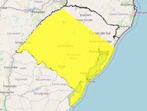 RS terá chuva, vento forte e queda nas temperaturas nesta semana