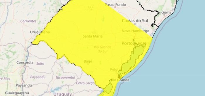 RS terá chuva, vento forte e queda nas temperaturas nesta semana