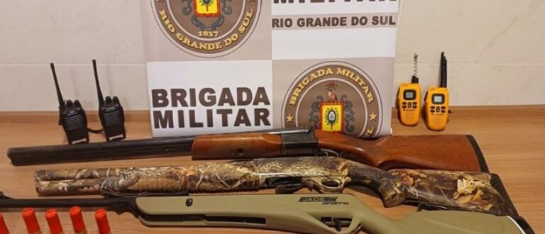 BM de Candelária prende homem por porte ilegal