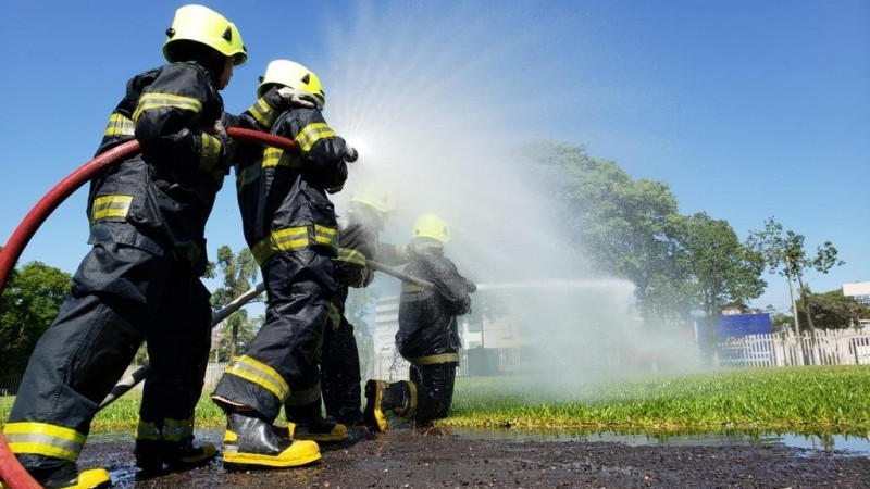 Brigada de incêndio: alunos das escolas municipais aprenderão noções sobre como agir em caso de emergência envolvendo fogo / Foto: Corpo de Bombeiros Militar do RS