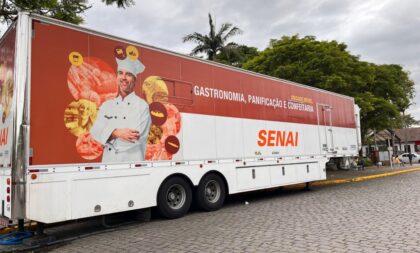 Carreta do Senai vai oferecer cursos gratuitos de culinária em Candelária