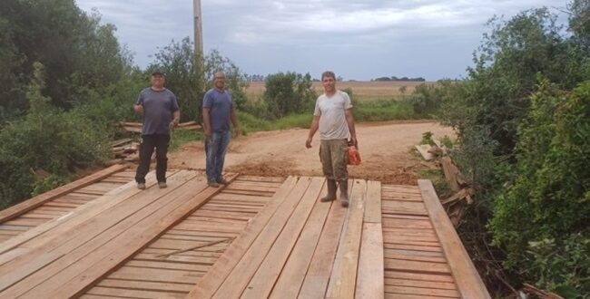 ​Secretaria do Interior reformou a Ponte do Despraiado