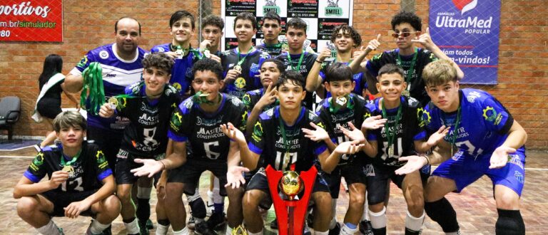 Estrela Azul conquista tricampeonato no Futsal Sub-15 em final emocionante