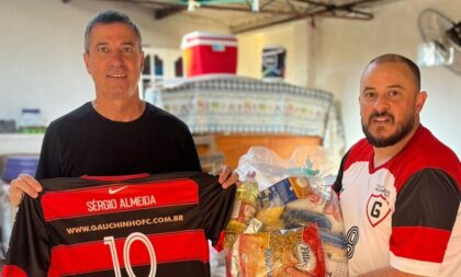 Projeto Social do Gauchinho entrega 1 tonelada de alimentos na véspera de Natal