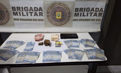 BM de Pantano Grande prende homem com tabletes de maconha