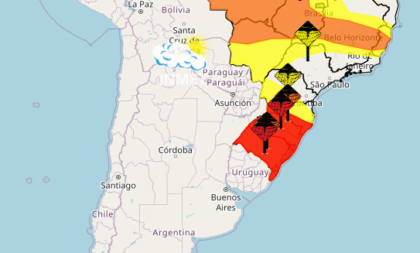 Ciclone-bomba deve trazer tempestade e estragos neste domingo ao RS