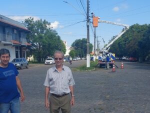 Iluminação pública recebe melhorias em Paraíso do Sul