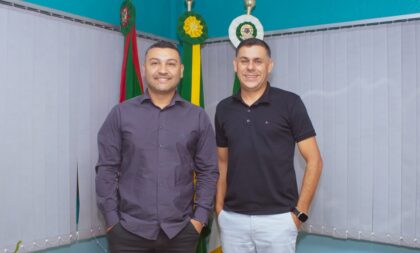 Prefeito em exercício e presidente da Câmara firmam parceria por Pantano Grande