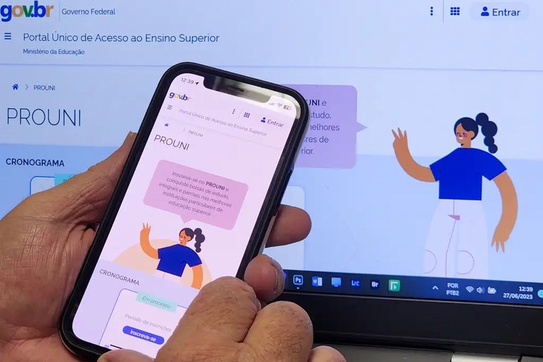 Prouni 2025: inscrições estão abertas e podem ser feitas exclusivamente pela internet, no Portal Único de Acesso ao Ensino Superior / Foto: Divulgação