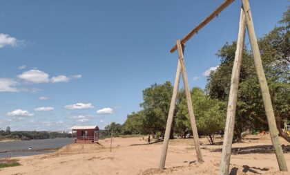 Praia Nova ganha balanço de 6 metros e novas áreas de lazer