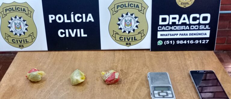 Ações da Polícia Civil no Tibiriçá apreendem drogas