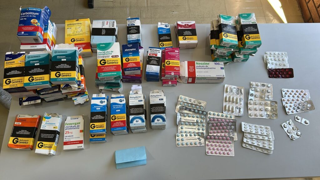 Ofensiva da Polícia Civil desmantelou esquema ilegal de venda de medicamentos em Cachoeira do Sul / Foto: Polícia Civil/Divulgação