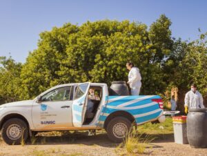 Plano de Saneamento de Pantano Grande: equipe técnica realiza análise de resíduos