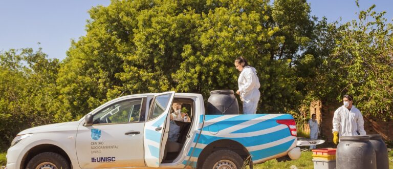 Plano de Saneamento de Pantano Grande: equipe técnica realiza análise de resíduos